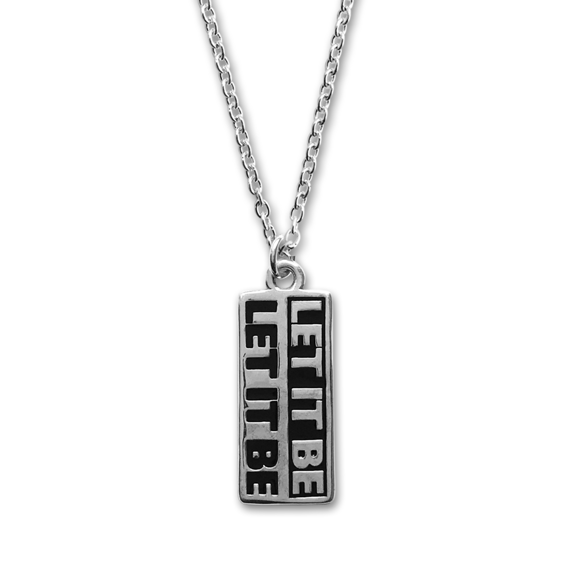 The Beatles- Let It Be- Unisex Necklace & Pin Set
