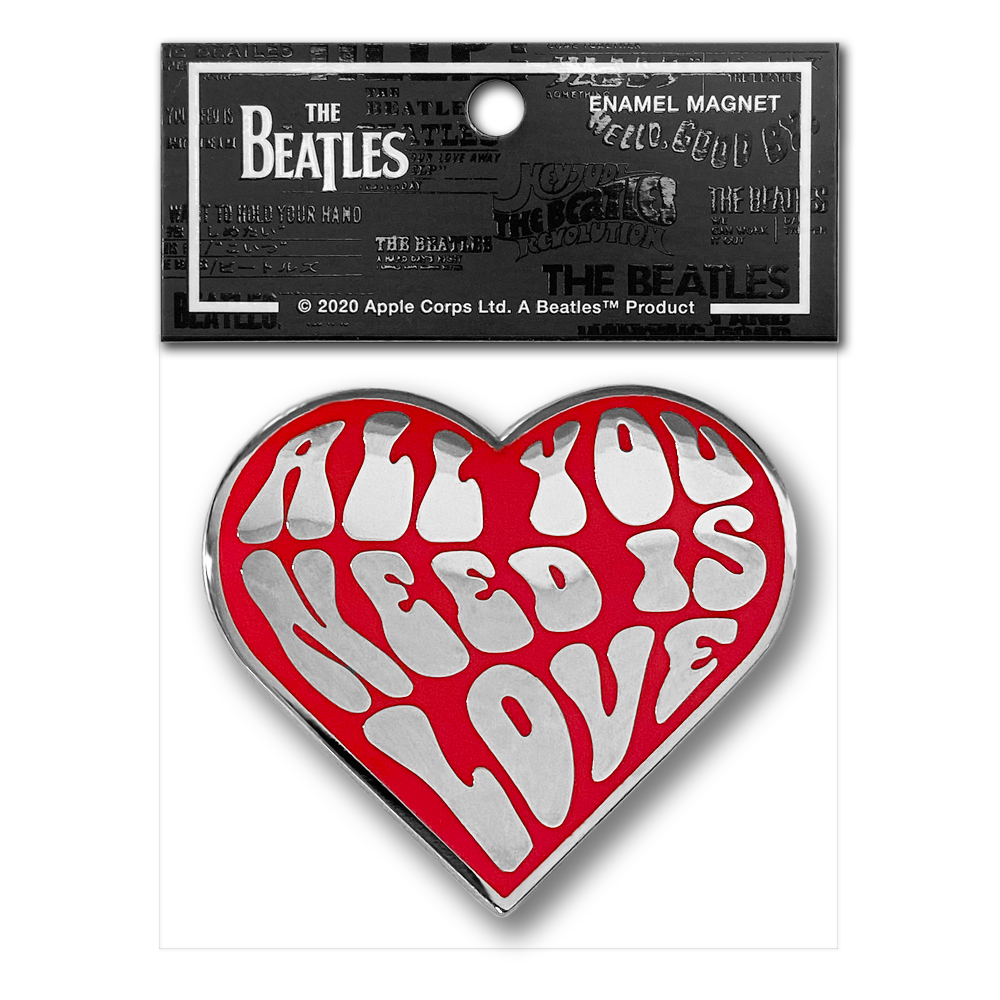The Beatles- All You Need Is Love- Enamel Magnet