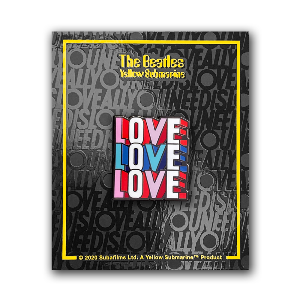 The Beatles- LOVE LOVE LOVE- Enamel Pin