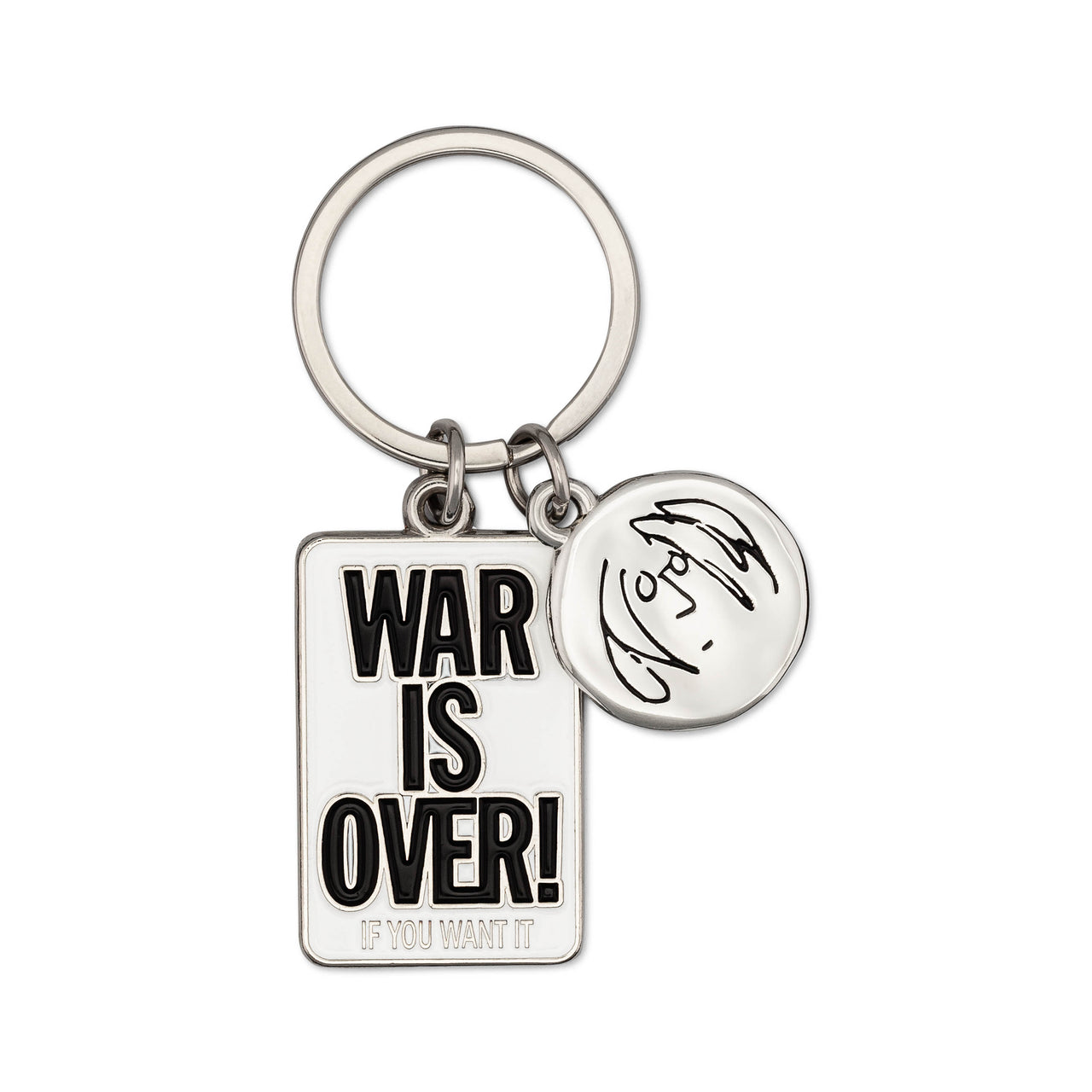 John Lennon- War Is Over- Enamel Keychain