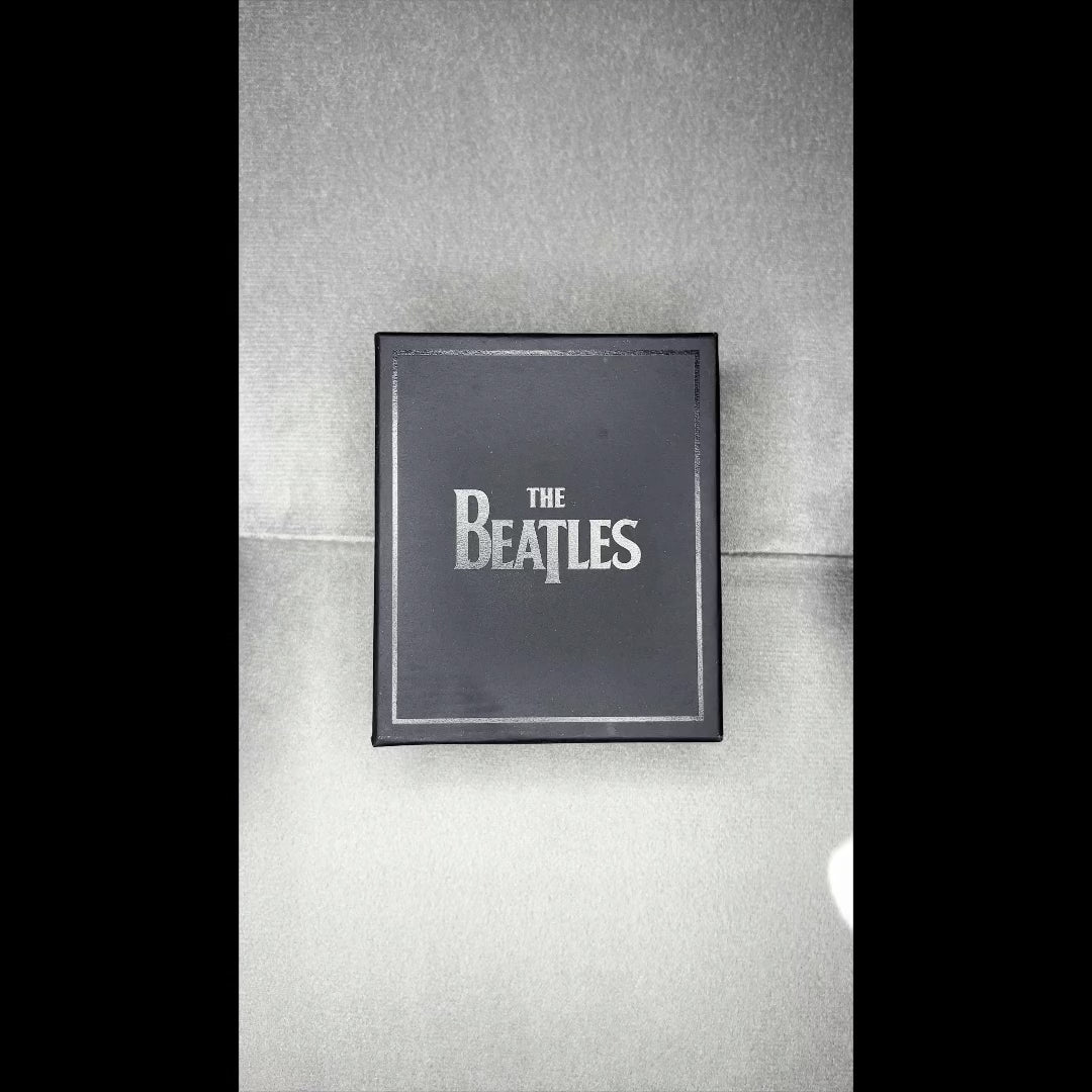 Unboxing The Beatles Let It Be sterling silver cufflinks.