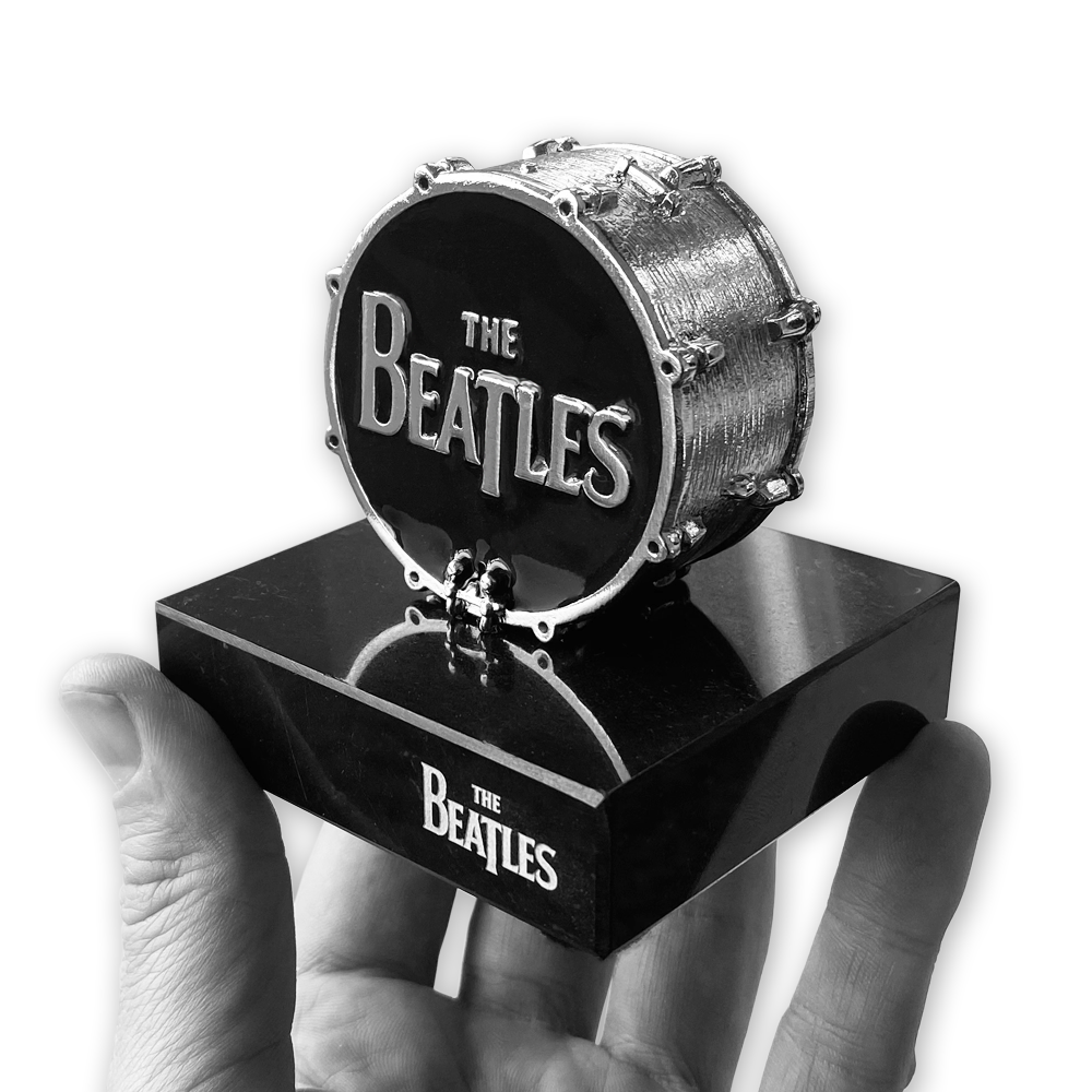 The Beatles- Drum Desk Ornament- Handmade