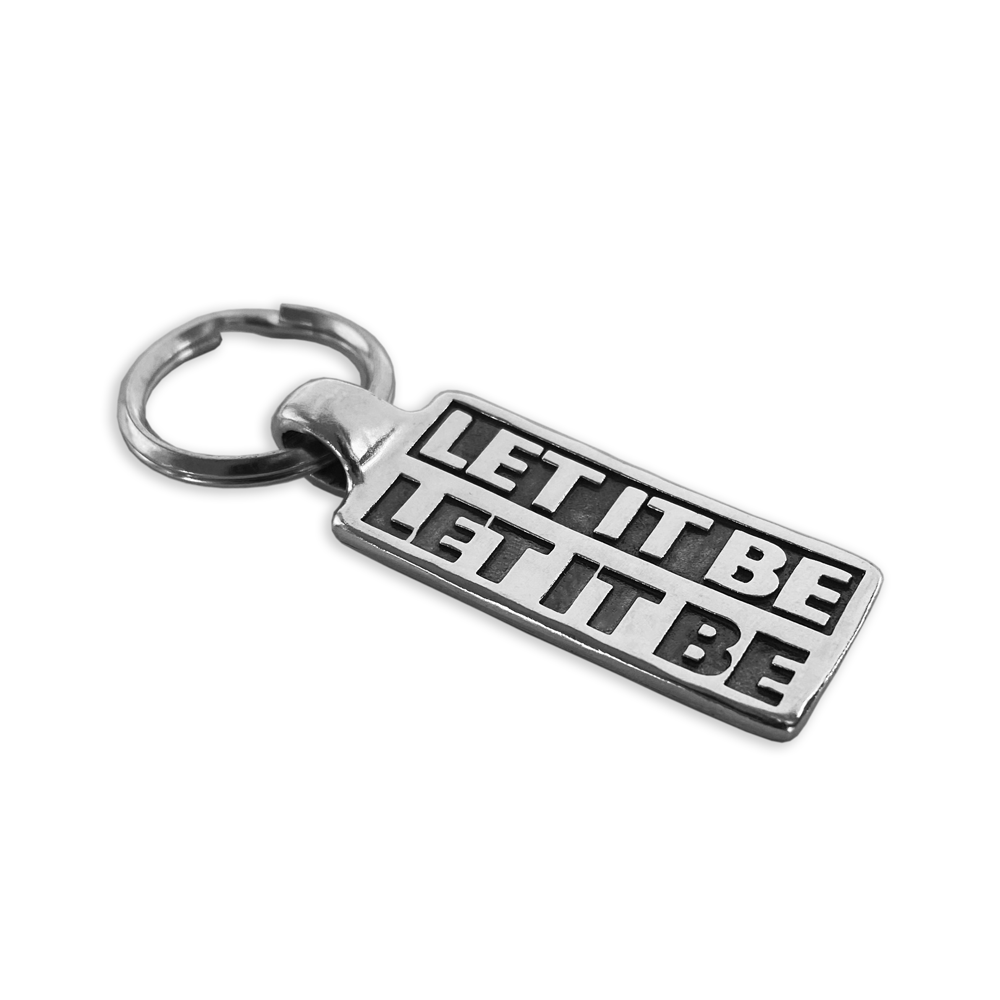 The Beatles- Let It Be- Sterling Silver Keychain & Pin Set